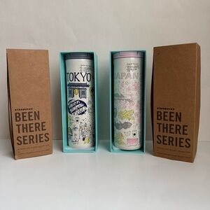 NIB Starbucks Been There Series Tokyo and Japan Tumblers Lot of 2